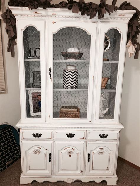 distressing a china cabinet in off white diy videos